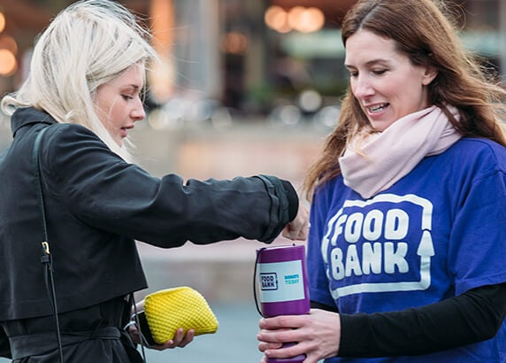 Donating to Foodbank