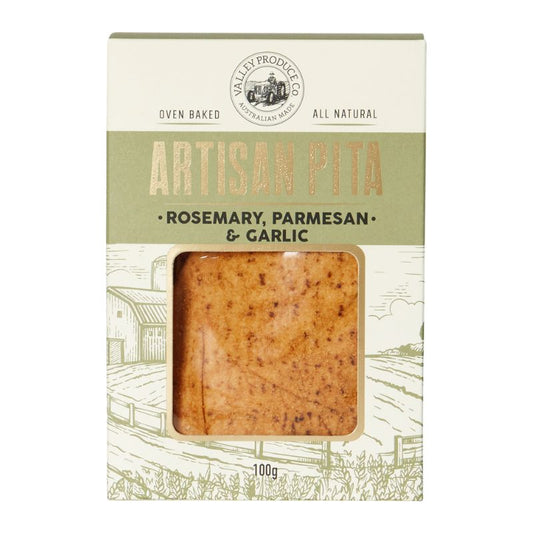Artisian Pita | Rosemary, Parmesan & Garlic