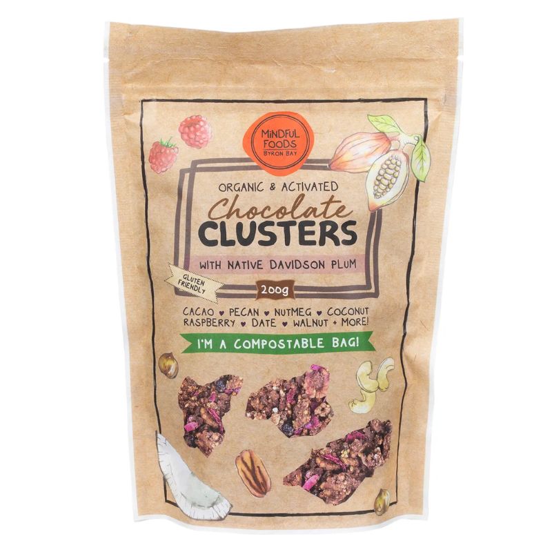 Chocolate Clusters - Organic & Activated (GF, DF, V)