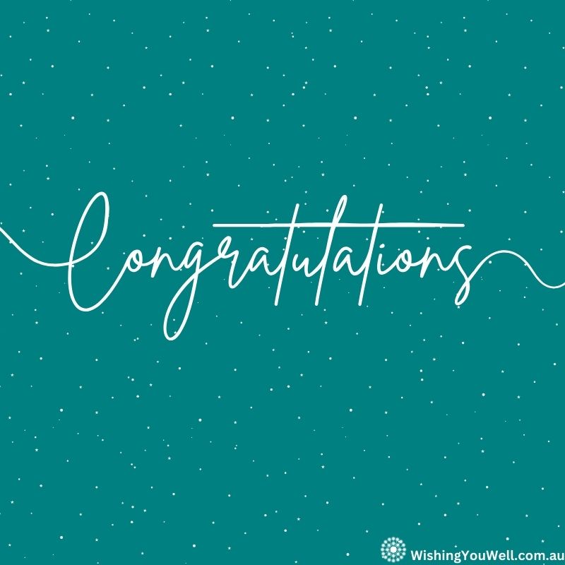 Complimentary gift card | Congratulations