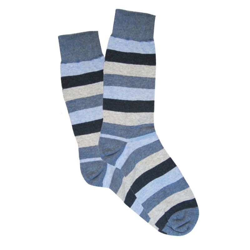 Crew Cotton Socks | Multi Stripe 7-11