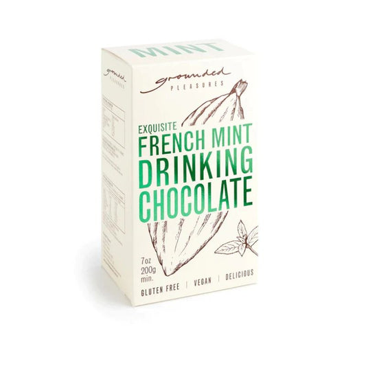 French Mint Drinking Chocolate | 50gm | Grounded Pleasures