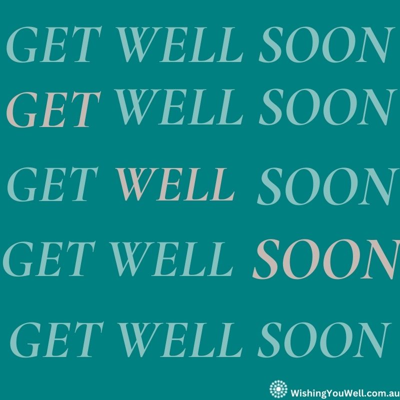 Complimentary gift card | Get Well Soon