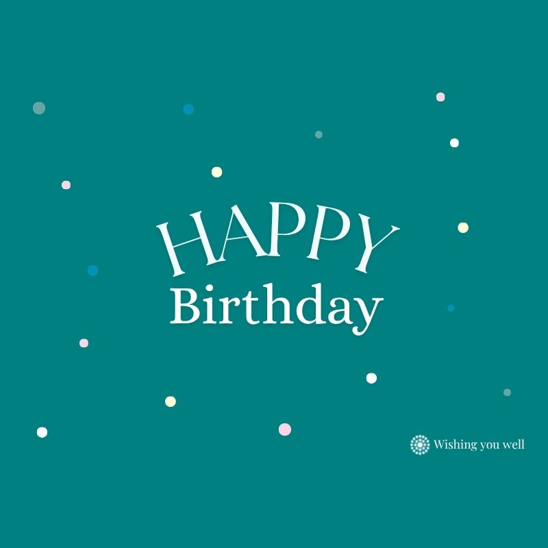 Complimentary gift card | Happy Birthday (Poka Dot)