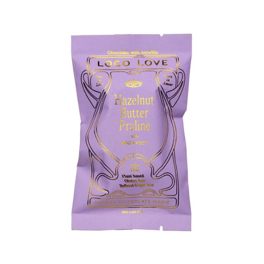 Loco Love |Hazelnut Butter Praline chocolate 35g (V, GF, DF)