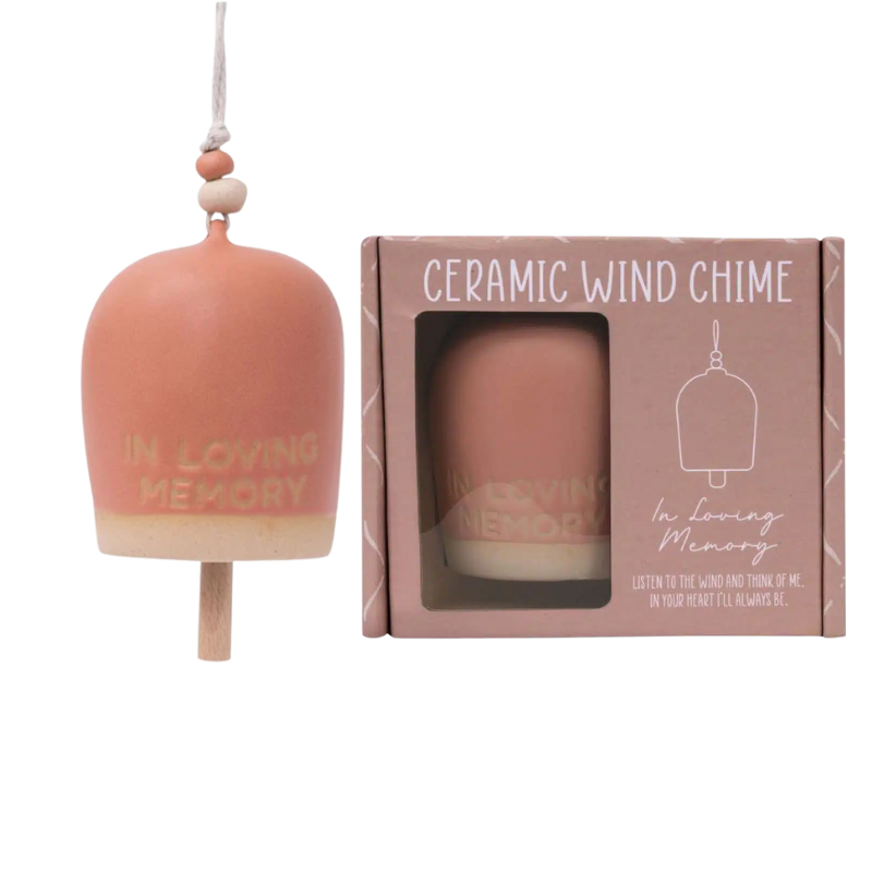 grief gifts | In loving Memory Ceramic Wind Chimes
