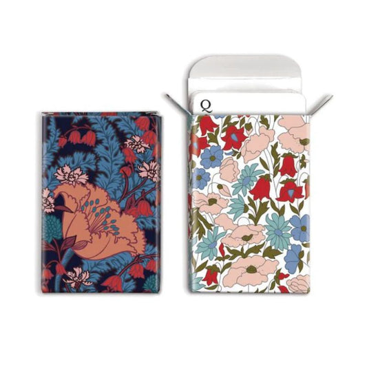 Liberty Floral Playing Cards – Two Deck Gift Set with Gold Foil Box