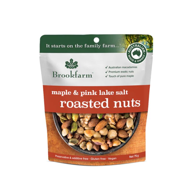 Maple & Pink Lake Salt Roasted Nuts (GF, V & DF)