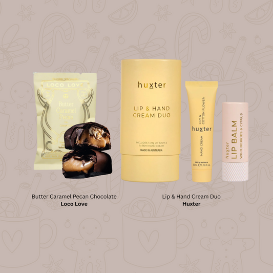 Loco Love Chocolate and Huxter Lip & Hand Cream Duo