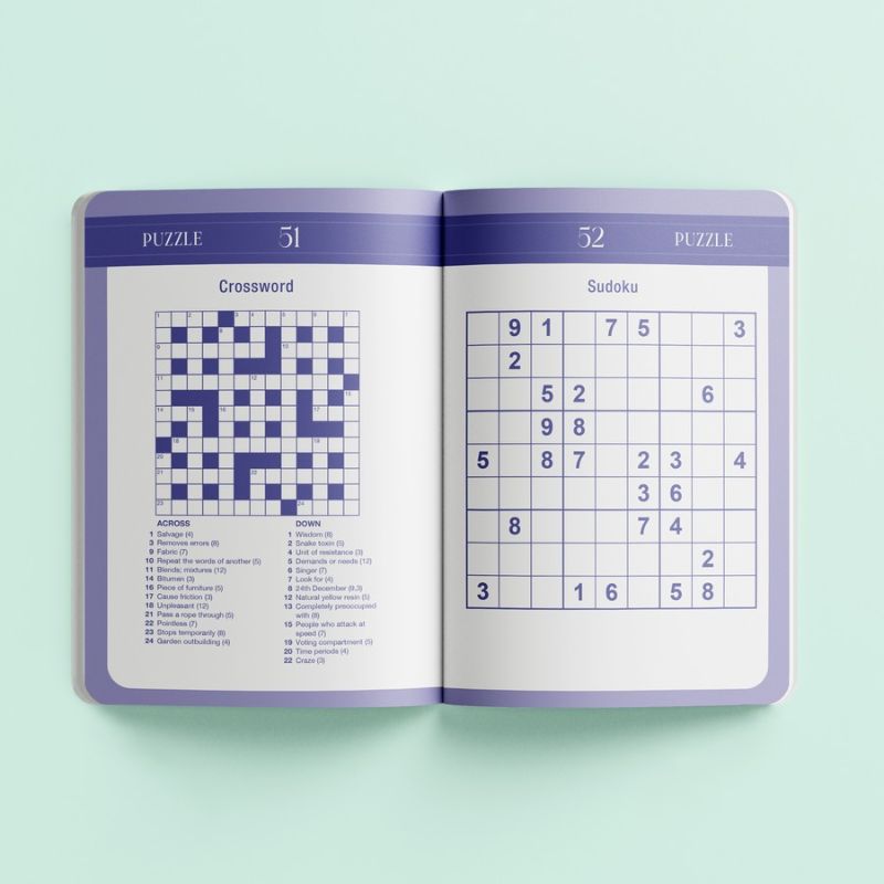 Leather Mixed Puzzle | Purple