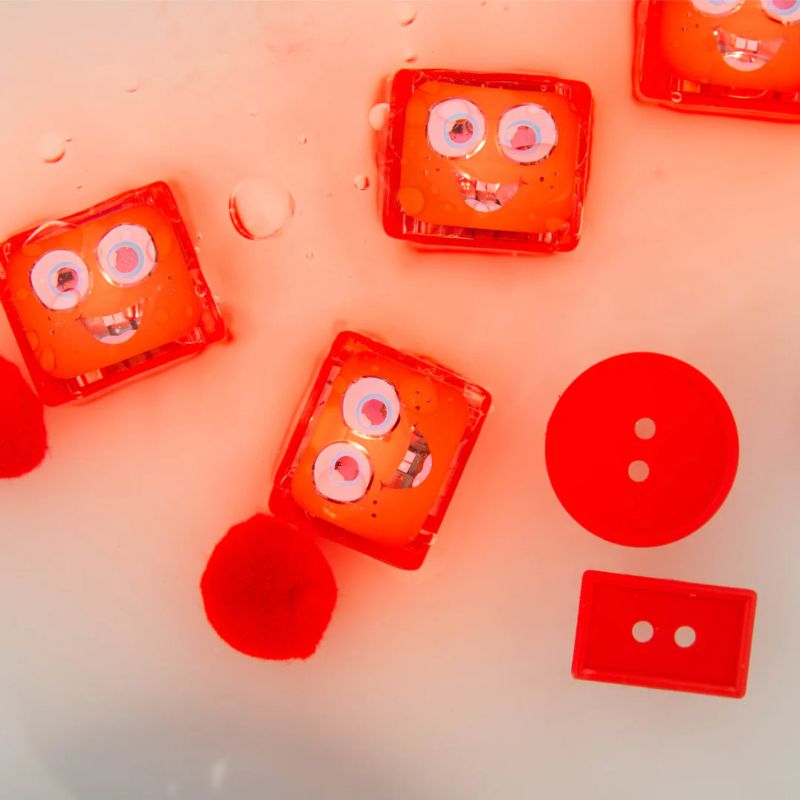 Glo Pals RED light Up Bath | Jelly Stone