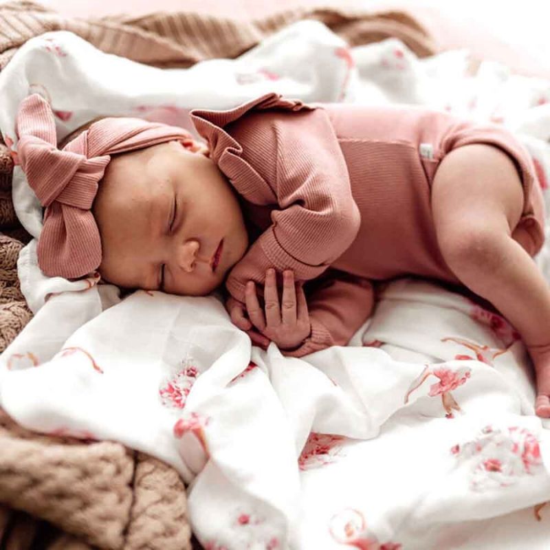 Rose Long Sleeve Bodyuit | Snuggle Hunny Baby