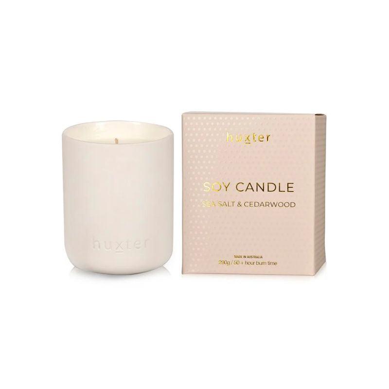 Sea Salt & Cedarwood Candle | Huxter