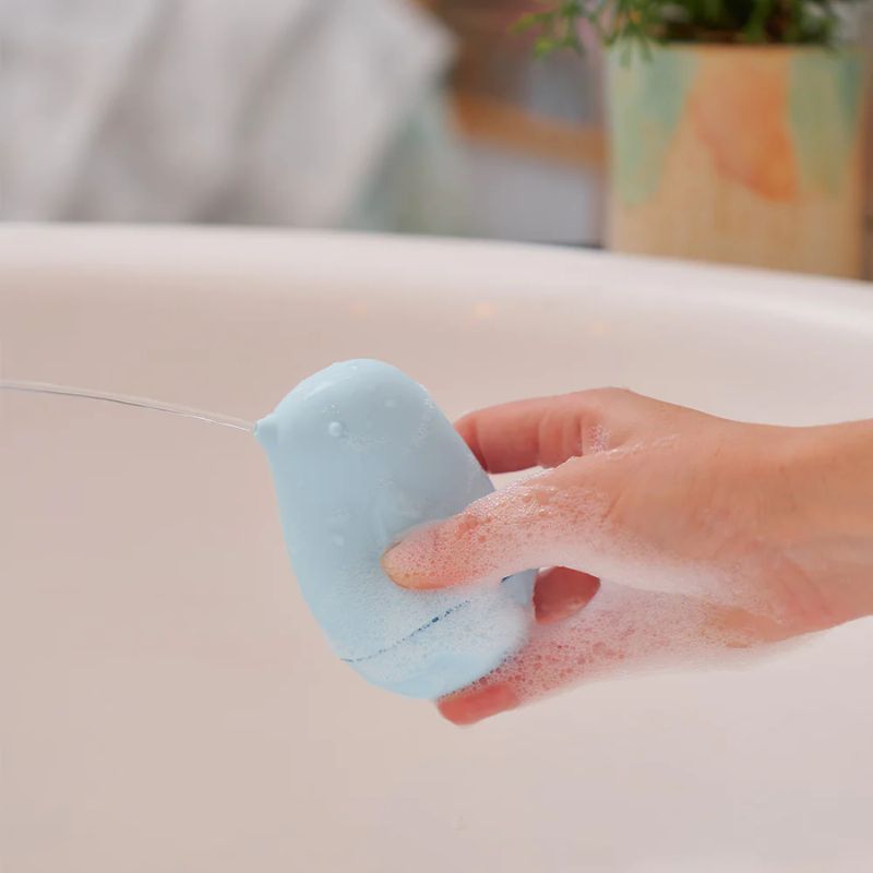 silicone bath toys bird in bath