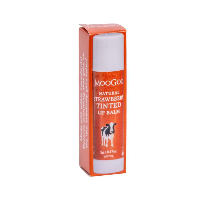MooGoo Edible Lip Balm 5g – Strawberry Tinted