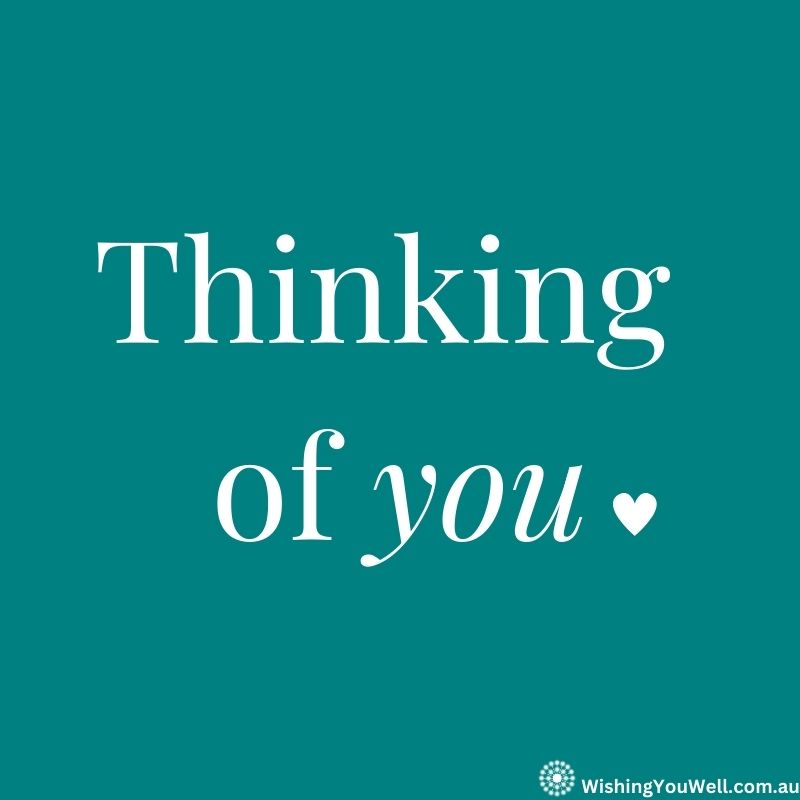 Complimentary gift card | Thinking of you <3