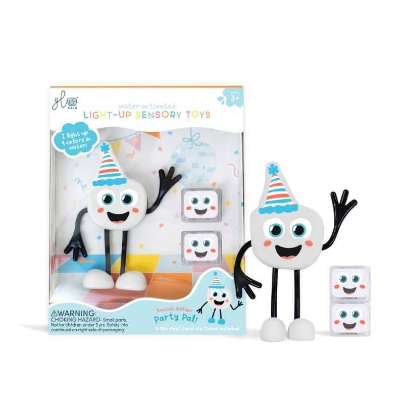 Glo Pals WHITE light Up Character | Jelly Stone