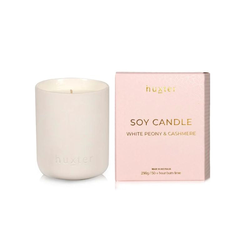White Peony & Cashmere Candle | Huxter