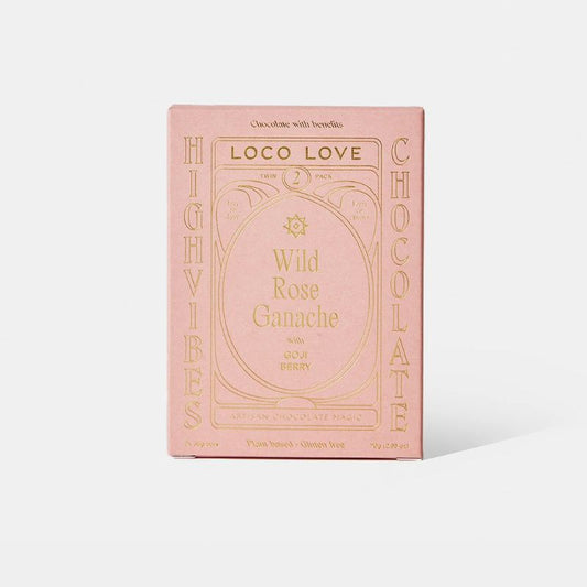 Loco Love | Wild Rose Ganache 70g  (V, GF, DF)