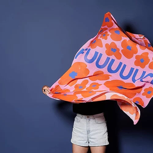 Bravery Co designer scarf | Cancer head scarf | Fuuuuuuuuuck | Wishing You Well Gifts