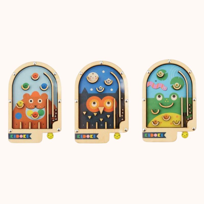 Wooden Animal Pinball Game