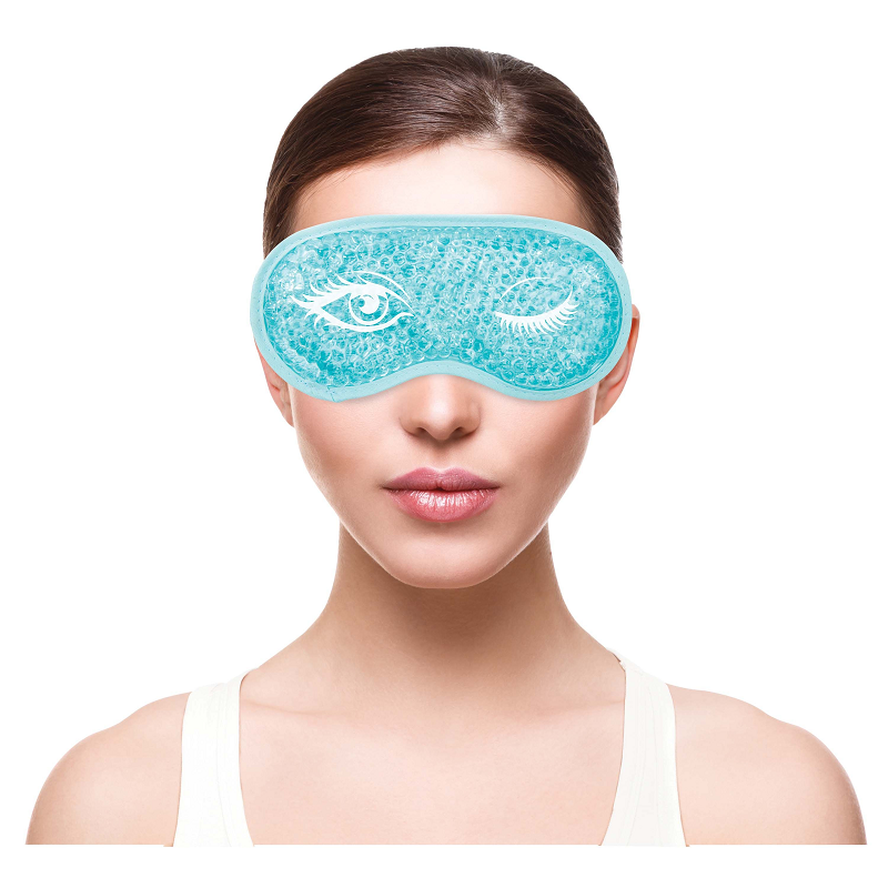 Lavender Pure Bliss Eye Mask with gel beads – hot or cold therapy eye mask to soothe tired eyes and reduce puffiness