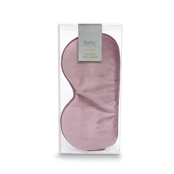 Velvet eye mask // musk (pink)