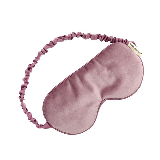 Velvet eye mask // musk (pink)