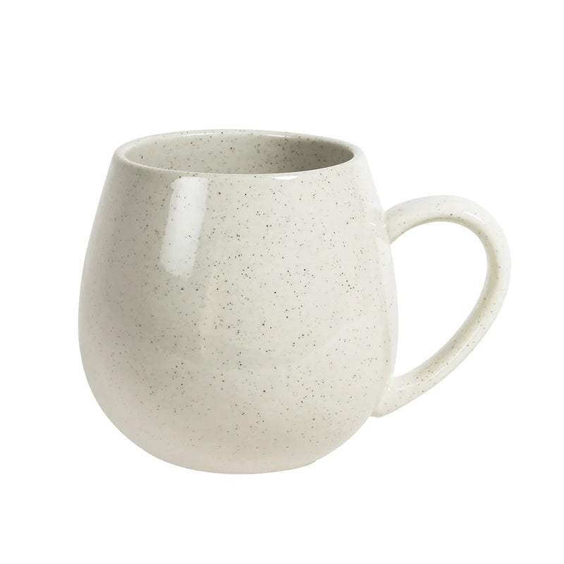 Robert Gordon speckled white hug me mug
