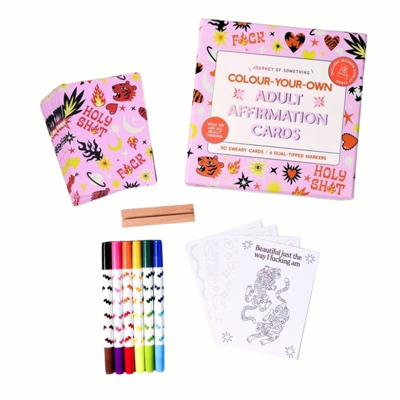 Colour Your Own Affirmation Cards (ADULT)