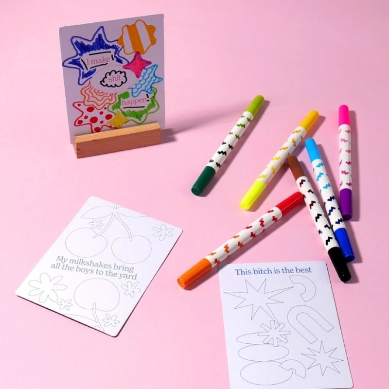 Colour Your Own Affirmation Cards (ADULT)