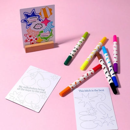 Colour Your Own Affirmation Cards (ADULT)