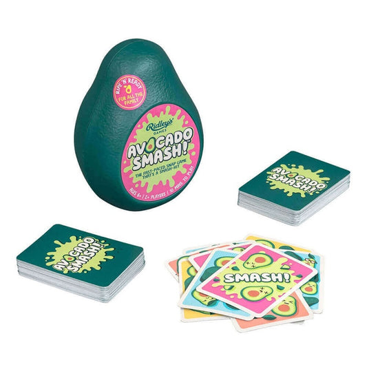 Avocado Smash! – the must-have snap card game for kids and adults. Compact, travel-friendly, and packed with energy, it’s the perfect fun gift for any occasion