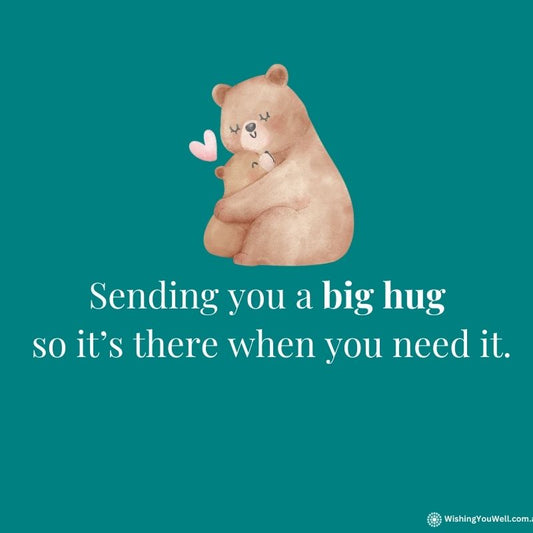 Complimentary gift card | Sending a Big Hug!