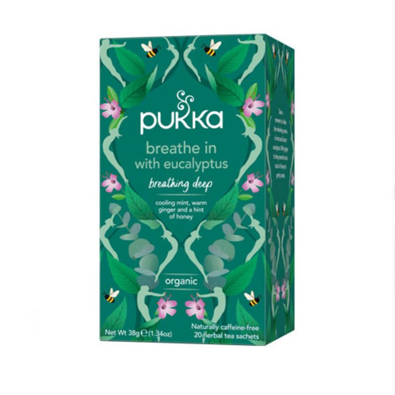 Pukka Breathe In with Eucalyptus Tea | Breathe Easy Care Pack