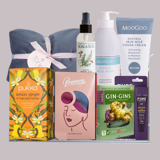 Cancer & Chemotherapy Care Package | Get Well | MooGoo | Cancer Head Scarf