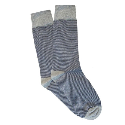Crew Cotton Socks | Fine Stripe 7-11
