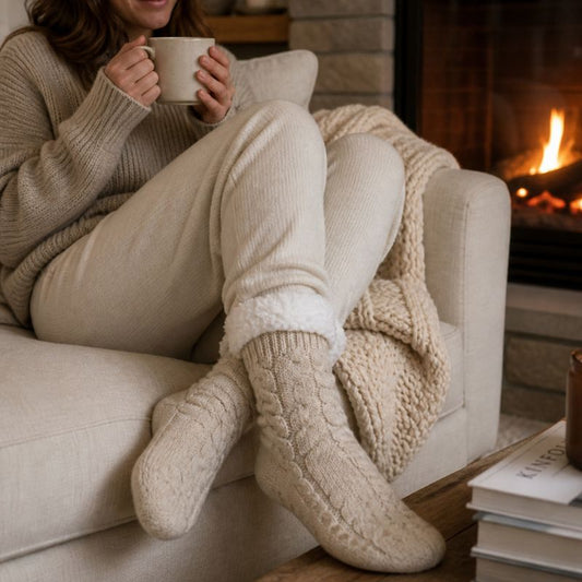Sherpa Lined Socks