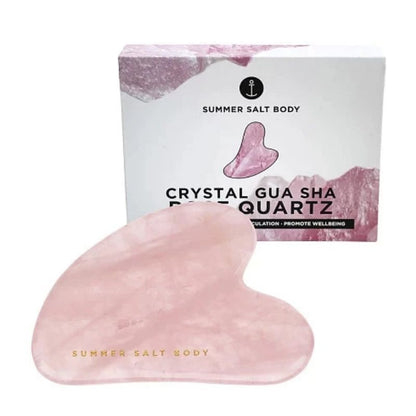 Rose Quartz Gua Sha – Facial Massage & Lifting Tool
