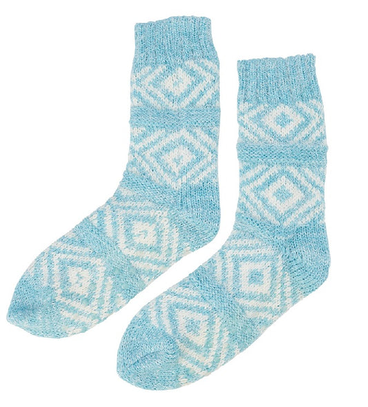 Diamond Room Sock | Blue