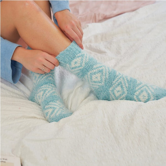 Diamond Room Sock | Blue