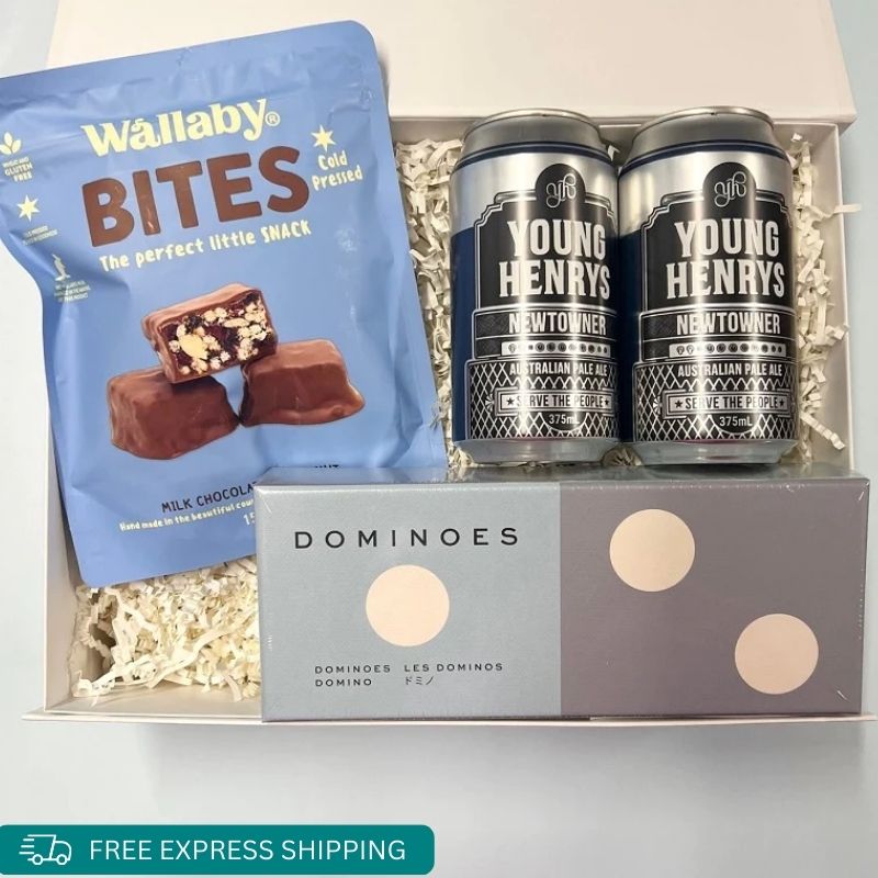 Domino Effect Gift | Young Henrys, Wallaby Bites | Wishing You Well Gifts
