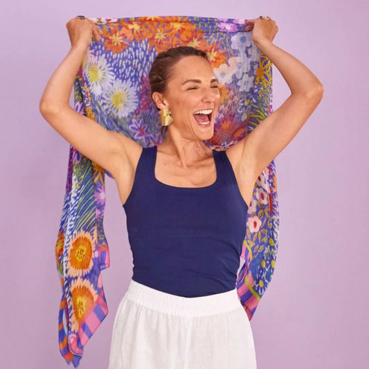 Dreamers Meadow Scarf - Cancer Head Scarf