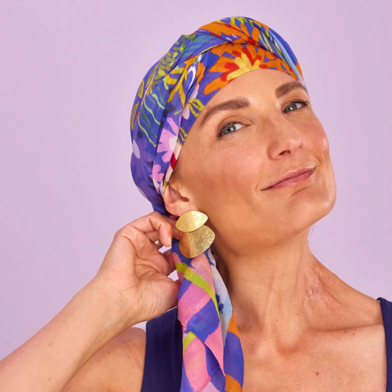 Dreamers Meadow Scarf - Cancer Head Scarf