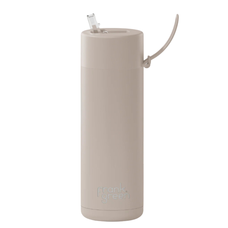 Frank Green insulated reusable drink bottle, modern design, eco-friendly water bottle for daily use