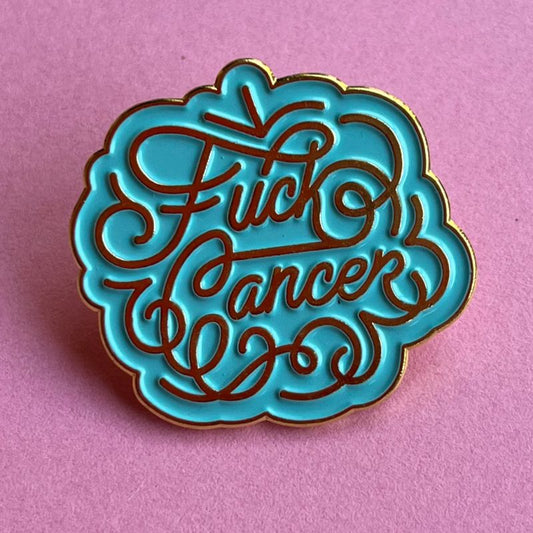 Fuck Cancer Badge | Bravery Co | Wishing You Well Gifts