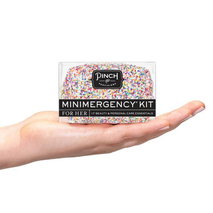 Holding Funfetti Minimergency Kit | Pinch Provisions | Beauty & personal Care Essentials | Wishing You Well