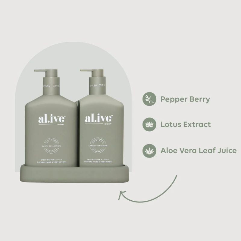 Green Pepper & Lotus Duo | Al.ive Body