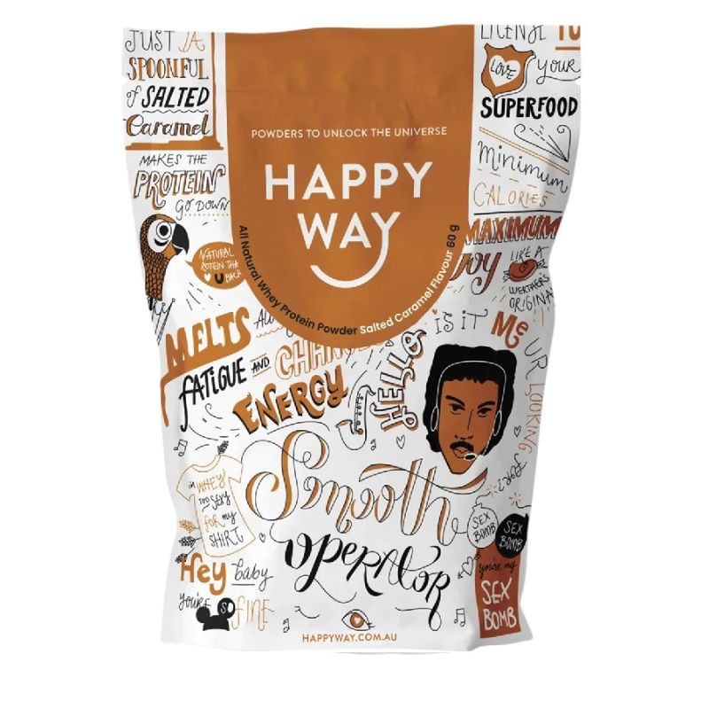 Whey Natural Protein Powder | Salted Caramel | Wishing You Well Gifts