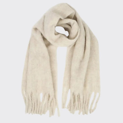 Hampton Oatmeal Fluffy Scarf